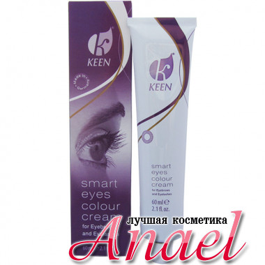 Keen Краска для ресниц и бровей «Красивые глаза» Черная Smart Eyes Colour Cream (60 мл)