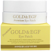 Petitfee Гидрогелевые антивозрастные патчи премиум класса для век с коллоидным золотом и пептидом EGF Gold & EGF Premium Eye Patch (60 шт)