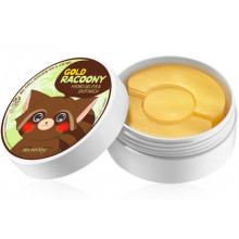 Secret Key Антивозрастные гидрогелевые патчи «Золотой Енот» Gold Racoony Hydro Gel Eye & Spot Patch (60 + 30 шт)