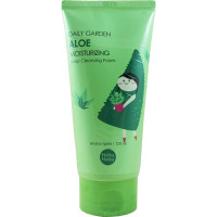 Holika Holika Пенка для умывания с экстрактом алоэ Daily Garden Aloe Moisturuzing Deep Cleansing Foam (120 мл)