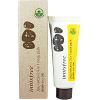 Innisfree Очищающая маска для носа с вулканической глиной Jeju Volcanic 3 in 1 Nose Pack (40 мл)