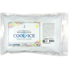 Anskin Сменный пакет успокаивающей альгинатной маски с перечной мятой Modeling Mask Cool Ice Soothing & Pores Management (240 гр)