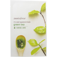 Innisfree Тканевая маска с экстрактом зеленого чая It's Real Squeeze Mask Green Tea (1 шт / 20 мл)