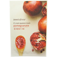 Innisfree Тканевая маска с экстрактом граната It's Real Squeeze Mask Pomegranate (1 шт / 20 мл)