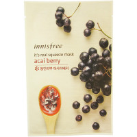 Innisfree Тканевая маска с экстрактом ягод асаи It's Real Squeeze Mask Acai Berry (1 шт / 20 мл)