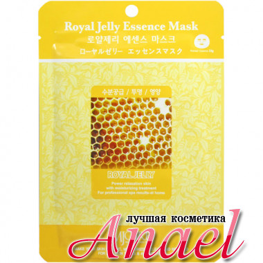Mijin Тканевая маска с пчелиным маточным молочком MJ Care Royal Jelly Essence Mask (1 шт х 23гр)
