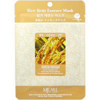 Mijin Тканевая маска с экстрактом рисовых отрубей MJ Care Rice Bran Essence Mask (1 шт х 23 гр)