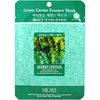 Mijin Тканевая маска с экстрактом морского винограда MJ Care Green Caviar Essence Mask (1 шт х 23 гр)