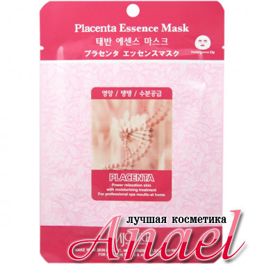 Mijin Тканевая маска с плацентарным экстрактом MJ Care Placenta Essence Mask (1 шт х 23 гр)