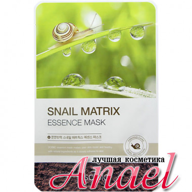 Scinic Тканевая маска с муцином улитки Snail Matrix Essence Mask (1 х 20 мл)