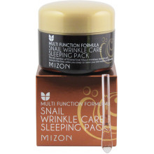 Mizon Антивозрастная ночная маска с улиточным экстрактом Snail Wrinkle Care Sleeping Pack (80 мл)
