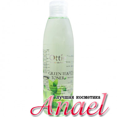 Ottie Увлажняющий тонер с экстрактом зеленого чая Green Tea Toner (200 мл)