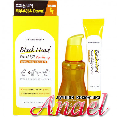 Etude House Двухфазный набор против черных точек Black Head Final Kit Double-Up (55 мл + 15 мл)