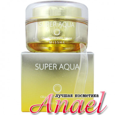 Missha Восстанавливающий крем с улиточным муцином Super Aqua Cell Renew Snail Cream (47 мл)