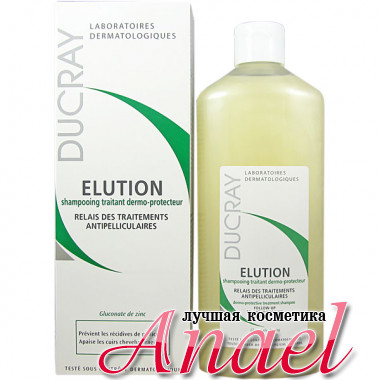 Ducray Оздоравливающий успокаивающий шампунь Элюсьон Elution Dermo-Protective Treatment Shampoo (300 мл)