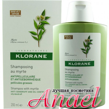 Klorane Шампунь против жирной перхоти с экстрактом мирта Shampoo With Myrtle (200 мл)