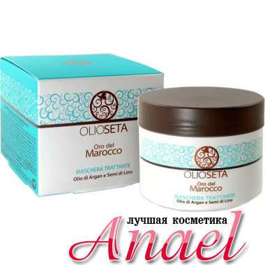 Barex Olioseta Питательная маска для восстановления волос с маслами арганы и семян льна Nourishing Mask - Argan and Linseed Oil (250 мл)