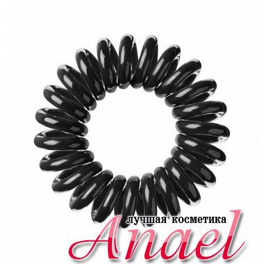 Invisibobble Резинка-браслет для волос Черная The Traceless Hair Ring True Black (3 шт)