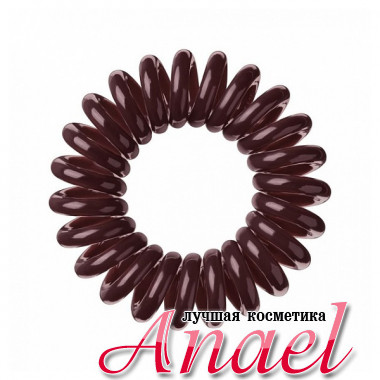 Invisibobble Резинка-браслет для волос Шоколадно-коричневая The Traceless Hair Ring Chocolate Brown (3 шт)