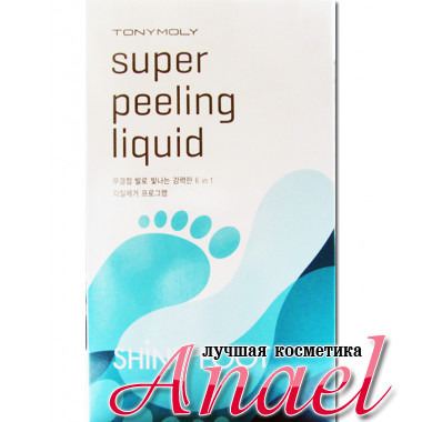 Tonymoly Жидкий пилинг  Shiny Foot Super Peeling Liquid (25 мл х 2 пакета)