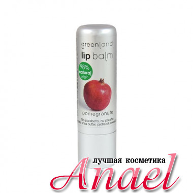 Greenland Бальзам для губ Гранат Lip Balm (3,9 гр)