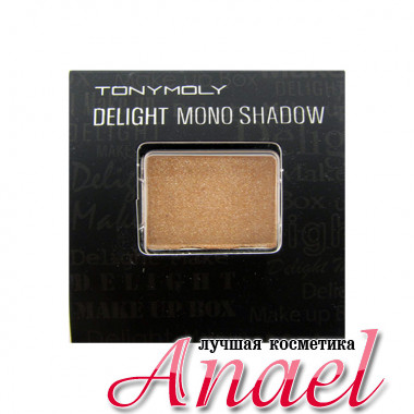 Tonymoly Блестящие тени для век Бежевые Delight Mono Shadow Glitter (1,4 гр)