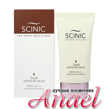 Scinic Восстанавливающий BB-крем с улиточным муцином Snail Matrix BB Cream SPF50+ PA+++ (40 мл)