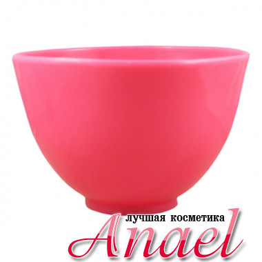 Anskin Красная чашка для размешивания масок «Резиновый мяч» Rubber Ball (500 мл)