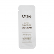 Ottie Пробник антивозрастного крема с муцином черной улитки для контура глаз Black Signature Eye Cream 