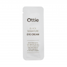 Ottie Пробник антивозрастного крема с муцином черной улитки для контура глаз Black Signature Eye Cream 