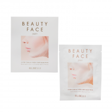 Rubelli Набор масок для подтяжки контура лица Beauty Face 2-Step Chin & Cheek Care Mask Pack (1 бандаж + 7шт.)