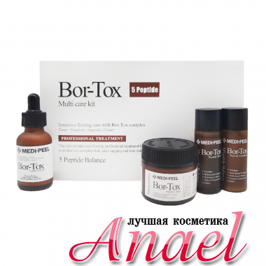 Medi-Peel Набор антивозрастных миниатюр Peptide-Tox 5 Peptide Bor Multi Care Kit (4 предмета)