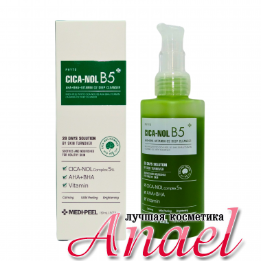 Medi-Peel Кислородное средство Cica-Nol B5 AHA+BHA+Vitamin Deep Cleanser (150 мл)