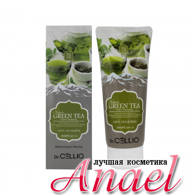 Dr. Cellio Очищающая пенка для умывания с экстрактом зеленого чая Nature Green Tea Foam Cleansing (100 мл)