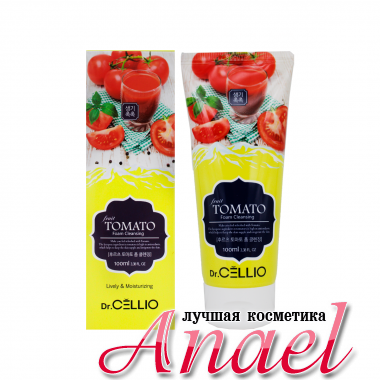 Dr. Cellio Очищающая пенка для умывания с экстрактом томата Fruit Tomato Foam Cleansing (100 мл)
