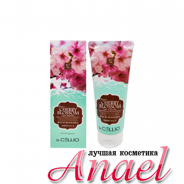 Dr. Cellio Очищающая пенка для умывания с экстрактом цветков вишни Flower Cherry Blossom Foam Cleansing (100 мл)