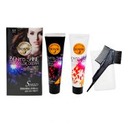  Bosnic Набор безаммиачной крем-маски для волос «Черная» Bento Shine Hair Color Cream (2 предмета) 