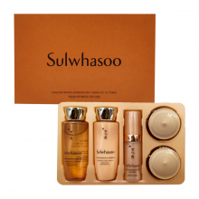 Sulwhasoo Антивозрастной набор миниатюр для ухода за кожей с женьшенем Concentrated Ginseng Anti-Aging Kit (5 предметов)