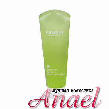 Frudia Себорегулирующая пенка для лица с зеленым виноградом Green Grape Pore Control Scrub Cleansing Foam  (145 мл)