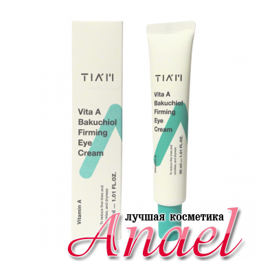 Tiam Антивозрастной крем для век с ретинолом и бакучиолом Vita A Bakuchiol Firming Eye Cream Vitamin A (40 мл)