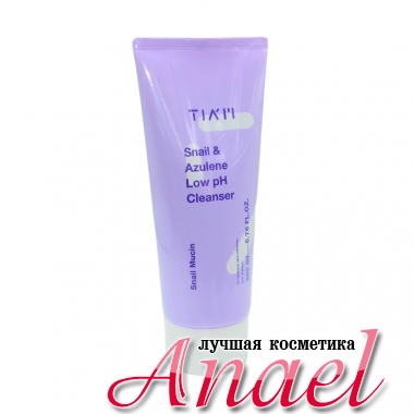 Tiam Успокаивающий гель для умывания с муцином Snail & Azulene Low pH Cleanser (200 мл)