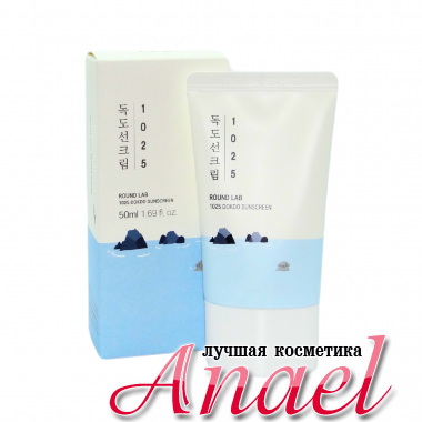 Round Lab Солнцезащитный крем для проблемной кожи с морской водой 1025 Dokdo Sunscreen SPF 50+ PA++++ (50 мл)