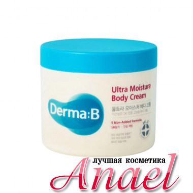 Derma:B Увлажняющий крем для тела с ароматом ванили Ultra Moisture Body Cream (430 мл)