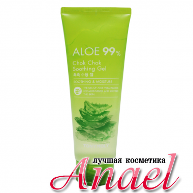 Tonymoly Успокаивающий гель с алое вера  Aloe 99% Chok Chok Soothing Gel (250 мл)