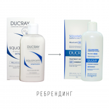 Ducray Шампунь с цинком Скванорм против сухой перхоти Squanorm Treatment Shampoo Dry Dandruff (200 мл)