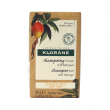 Klorane Твердый Шампунь с маслом Манго Shampoo Bar With Mango (80 гр)