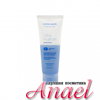 Missha Увлажняющая пенка с гиалуроновой кислотой Super Aqua Ultra Hyalron Cleansing Foam (200 мл)