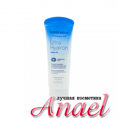 Missha Пилинг-гель с гиалуроновой кислотой Super Aqua 10 Hyaluronic Acid Ultra Hyalron Peeling Gel (100 мл)