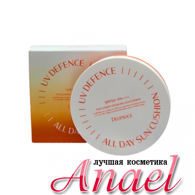 Deoproce Солнцезащитный веганский кушон для лица и тела Face & Body Sun Cushion  SPF50+ PA++++  (25 гр)