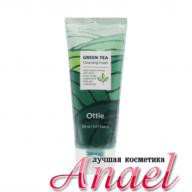 Ottie Пенка для умывания с экстрактом зеленого чая Green Tea Cleansing Foam (150 мл)